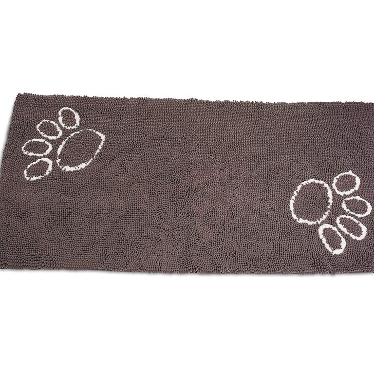 Internet's Best Chenille Dog Doormat - Grey - 60 x 30, Gray