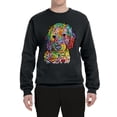 thumbnail image 3 of Dean Russo Sweet Poodle Dog Lover Unisex Crewneck Graphic Sweatshirt, Black, XX-Large, 3 of 6
