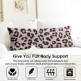 thumbnail image 3 of Leopard Print Body Pillow Cover – Soft & Breathable, Hidden Zipper, 20"x54", Fashion Animal Print – Cheetah & Tropical Spots, Perfect Gift for Side Sleepers, Pregnancy, Modern Home Decor, 3 of 7