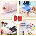thumbnail image 5 of Paleta de maquillaje de 2 piezas, paleta de mezcla de artista cosmético Nail-art de acero inoxidable para mezclar base, 5 of 5