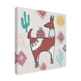 thumbnail image 2 of Trademark Fine Art 'Playful Llamas IV' Canvas Art by Farida Zaman, 2 of 3
