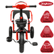 thumbnail image 3 of Triciclo para Niños Dos Asientos Torreta con Luz y Sonido Ruedas de Goma Apto a partir de 2 Años - Rojo, 3 of 6