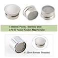 thumbnail image 4 of Adaptador de filtro de agua de aireadores de grifo de acero inoxidable de 21mm, accesorio de reemplazo para grifo, 3pcs, 4 of 7