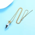thumbnail image 3 of Unisex Dart Pendent for Ashes and Chain Cremation Jewelry for Ashes Holder Necklace for Ashes of Loved One Memorial Jewelry, 3 of 5