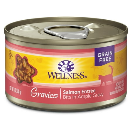 UPC: 0076344027577 | Wellness Complete Health Gravies Grain Free Canned Cat Food Salmon Entree 3 Ounces (Pack of 12)