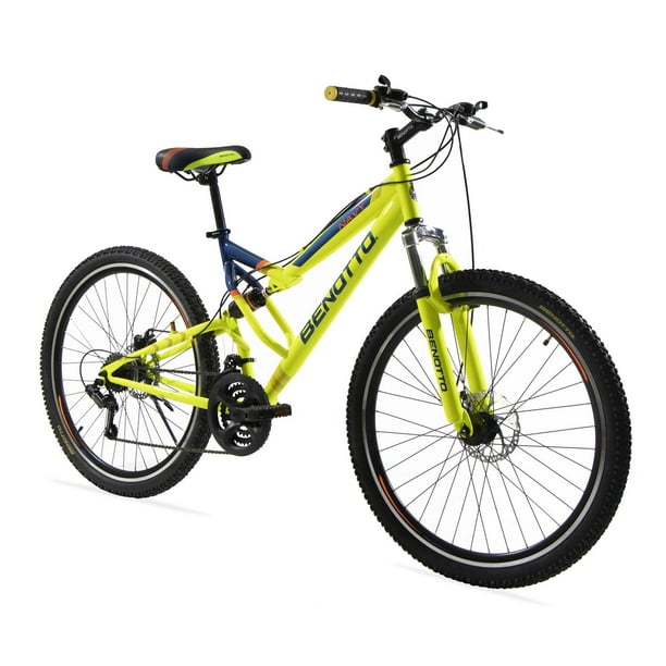 Bicicleta BENOTTO Navy R27.5 21V Shimano Doble Disco Amarillo Unico