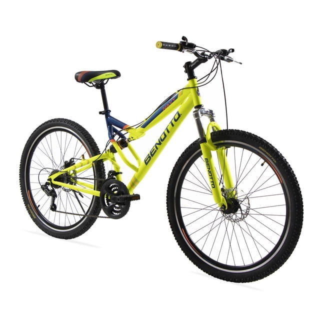 Bicicleta BENOTTO Navy R27.5 21V Shimano Doble Disco Amarillo Unico