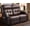 Brown, variant on RV Loveseat Recliner, Massage Wall Hugger Recliners Sofa with USB, Side Pockets, Cup Holders and Removable Armrest, for RV and Home Theater, Brown