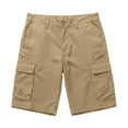 thumbnail image 6 of Guluxicc Cargo Shorts for Men Button Hiking Shorts Regular Fit Solid Color Summer Outdoor Work Casual Shorts with Pockets, 6 of 6