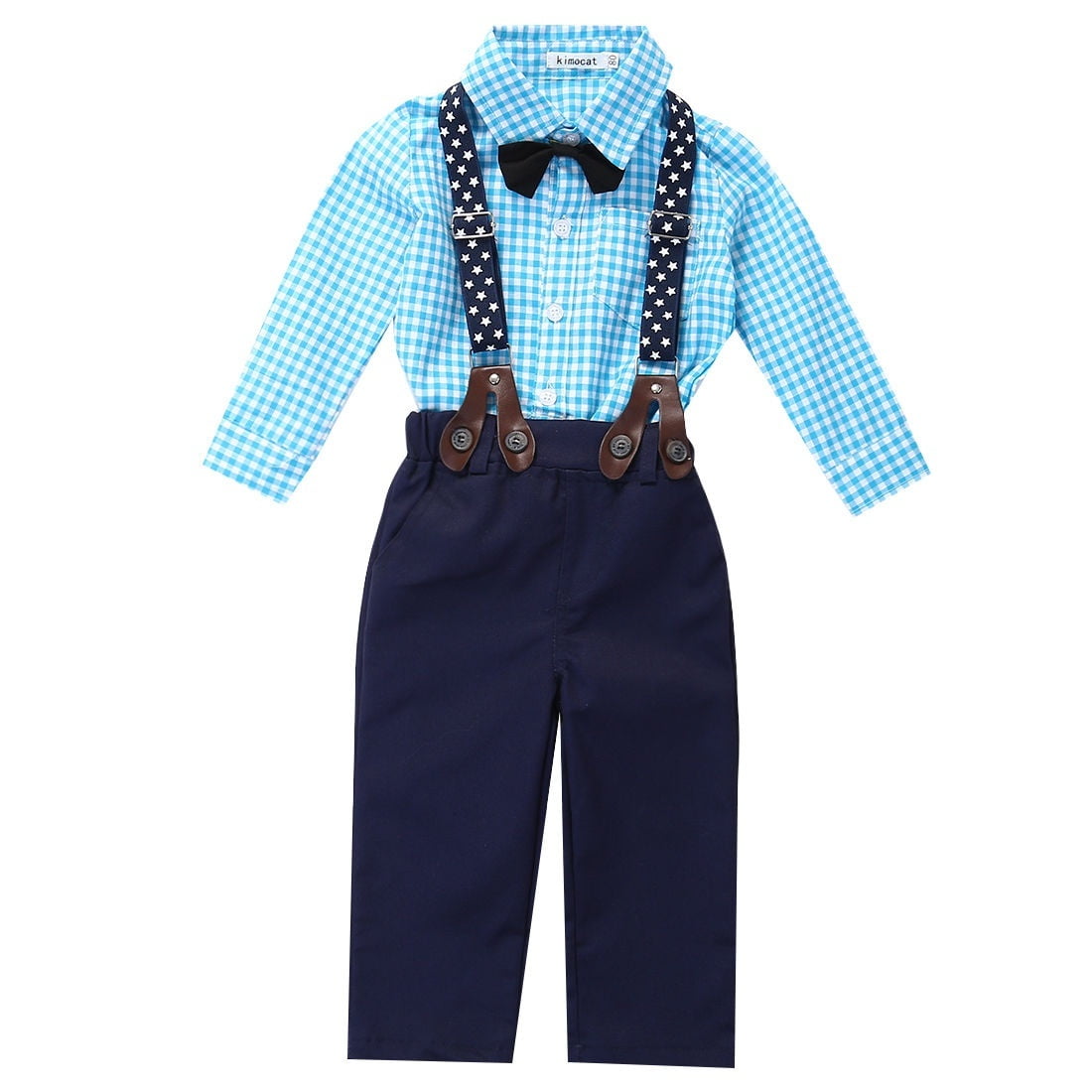 baby boy shirt with suspenders