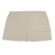 thumbnail image 4 of Mantel rectangular de fibra de poliéster, cubierta decorativa para mesa con encaje de borlas para el hogar, restaurante, hotel, color beige, 140x180cm/55,1x70,9 pulgadas, 4 of 10