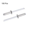 thumbnail image 4 of Unique Bargains Rivets Aveugles en Acier Inoxydable 304 Diamètre 4mm Longueur 13mm Lot de 100, 4 of 4