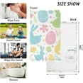 thumbnail image 3 of Dreamtimes Easter Cotton Hand Towel Super Soft and High Absorbent Bath Towel Fast Drying Hand Towel for Home Bathroom Gym Hotel Yoga (2 Pack),16 x 28 inch, 3 of 7