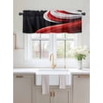thumbnail image 2 of Valances for Windows Abstract Stitching Rod Pocket Cafe Window Treatments Valance Curtains for Kitchen Bathroom Laundry Basement Windows 42"x12", 2 of 9