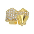 thumbnail image 5 of Unique Bargains 1 Pc Fake Grills Hip Hop Fashionable Teeth Grillz Gold Tone, 5 of 6