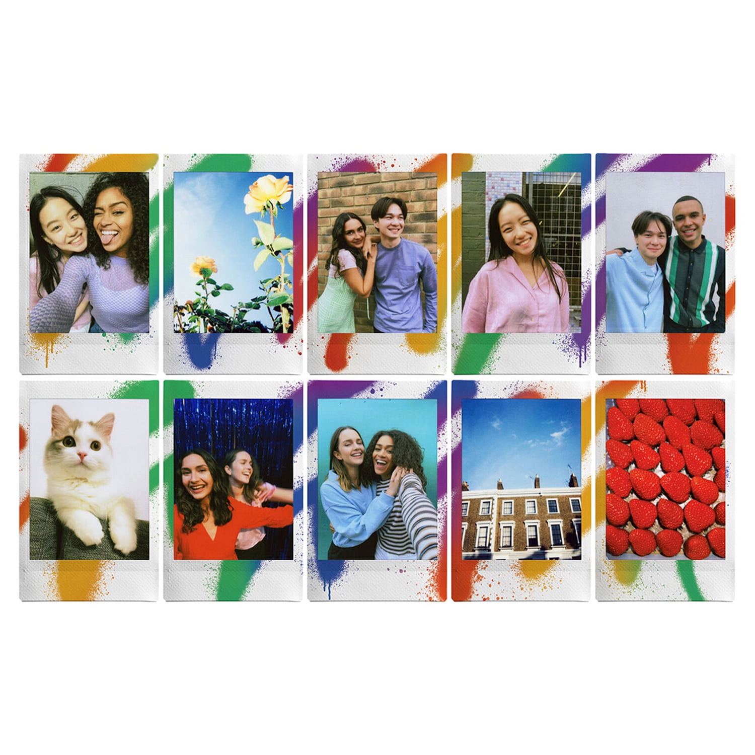 FUJIFILM instax mini Spray Art Instant Film, 10 Sheets