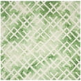thumbnail image 2 of Safavieh Dip Dye Seanna Distressed Area Rug, Green/Ivory, 7' x 7' Square, 2 of 11