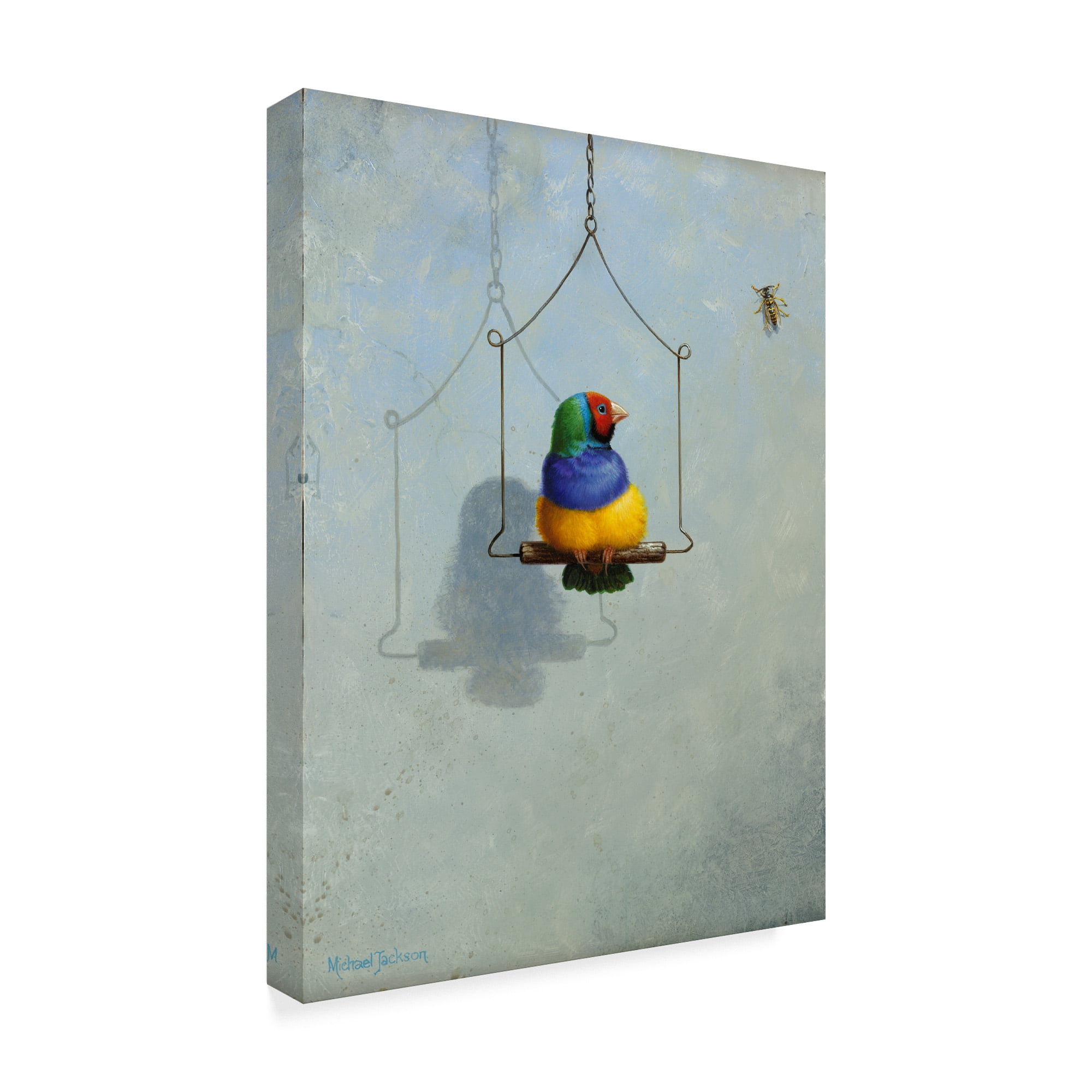 Trademark Fine Art 'Gouldian Finch' Canvas Art by Michael Jackson
