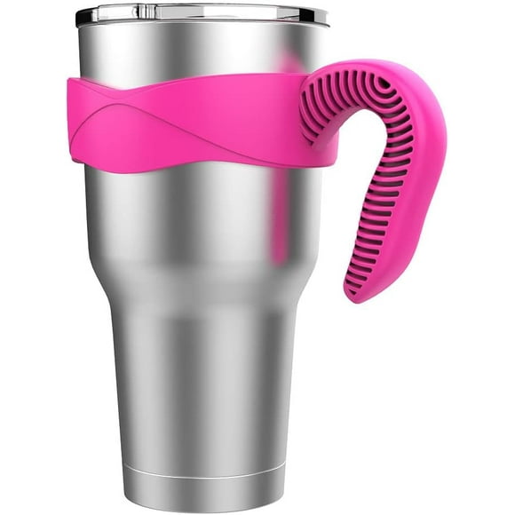 shiyou-Tumbler Handle Fits for 30 OZ YETI Rambler,Rtic Mug-Previously Design,Sic,OZARK TRAIL & More Tumbler Travel Mug | BPA FREE(Handle Only) (RoseRed)