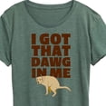 thumbnail image 3 of Instant Message - I Got That Dog In Me; Dog Pooping - Women's Short Sleeve Graphic T-Shirt, 3 of 7
