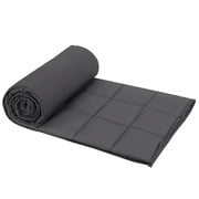 ZENY Child Adult Solid Cotton Weighted Throws, Gray 48 x 72"
