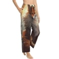 thumbnail image 2 of Daiia Mystic Fox With Halo Women's Sleep Pant with Pockets and Drawstring,Pajama Pants-XX-Large, 2 of 9
