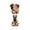 E001- A, variant on Indoor Halloween Decorations, Decorative Vases for Home Decor Chained Skeleton Hand Skull Vase, Spooky Halloween Decorations See No Evil Desktop Ornament, Day of The Dead Decor