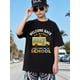 thumbnail image 1 of Boys/Girls School Bus Theme Back To School Cotton Graphic Tees, Black Casual Style Summer Tops With School Bus Print, Gift For School Events, Fashionable And Fun, 1 of 8