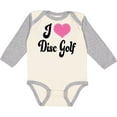 thumbnail image 3 of Inktastic I Love Disc Golf Boys or Girls Long Sleeve Baby Bodysuit, 3 of 5