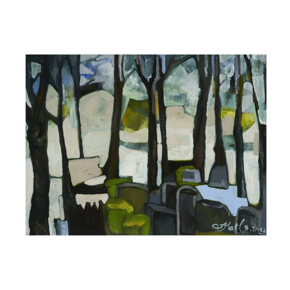 Trademark Fine Art Erin McGee Ferrell A Quiet Place Canvas Wall Art