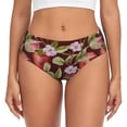 thumbnail image 1 of Balery Leaf And Fruit Ropa Interior de Algodón para Mujer con Dibujo – Braguitas Cómodas y Elásticas, Estilo Clásico-3X-Large, 1 of 6