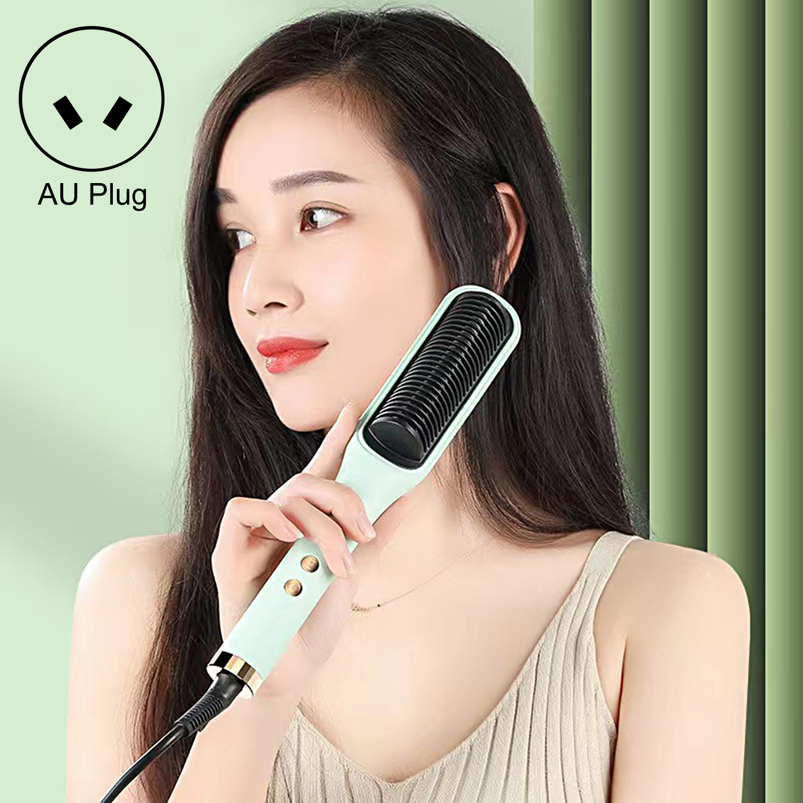 GoFJ Curling Comb Portable Dualuse Rapid Heating Long Lasting