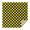 Yellow and Black, variant on Red Black Plaid Checkered Pattern Square Tablecloth,Waterproof Square Table Cover,Wipeable Spillproof Washable Table Cover for Home Kitchen Party Decor 42"X42"(107x107cm)