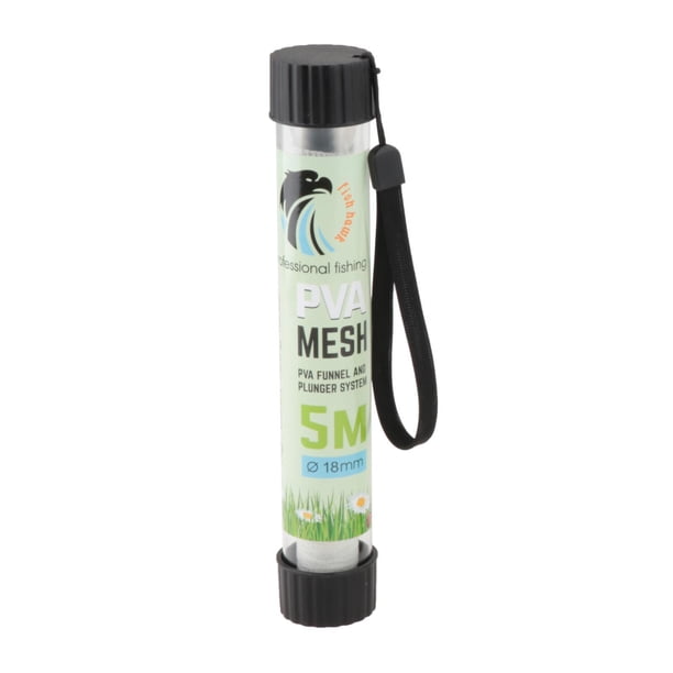 Malla de PVA, red para cebos de carpa, accesorios de pesca de carpa de 5 m, de fusión rápida, disolución, bolsas de cebos para almacenamiento, bolsa S