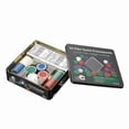 thumbnail image 1 of Chip Set Poker Chips 100 Chips Texas Holdem Poker Board Game Chips, 1 of 5