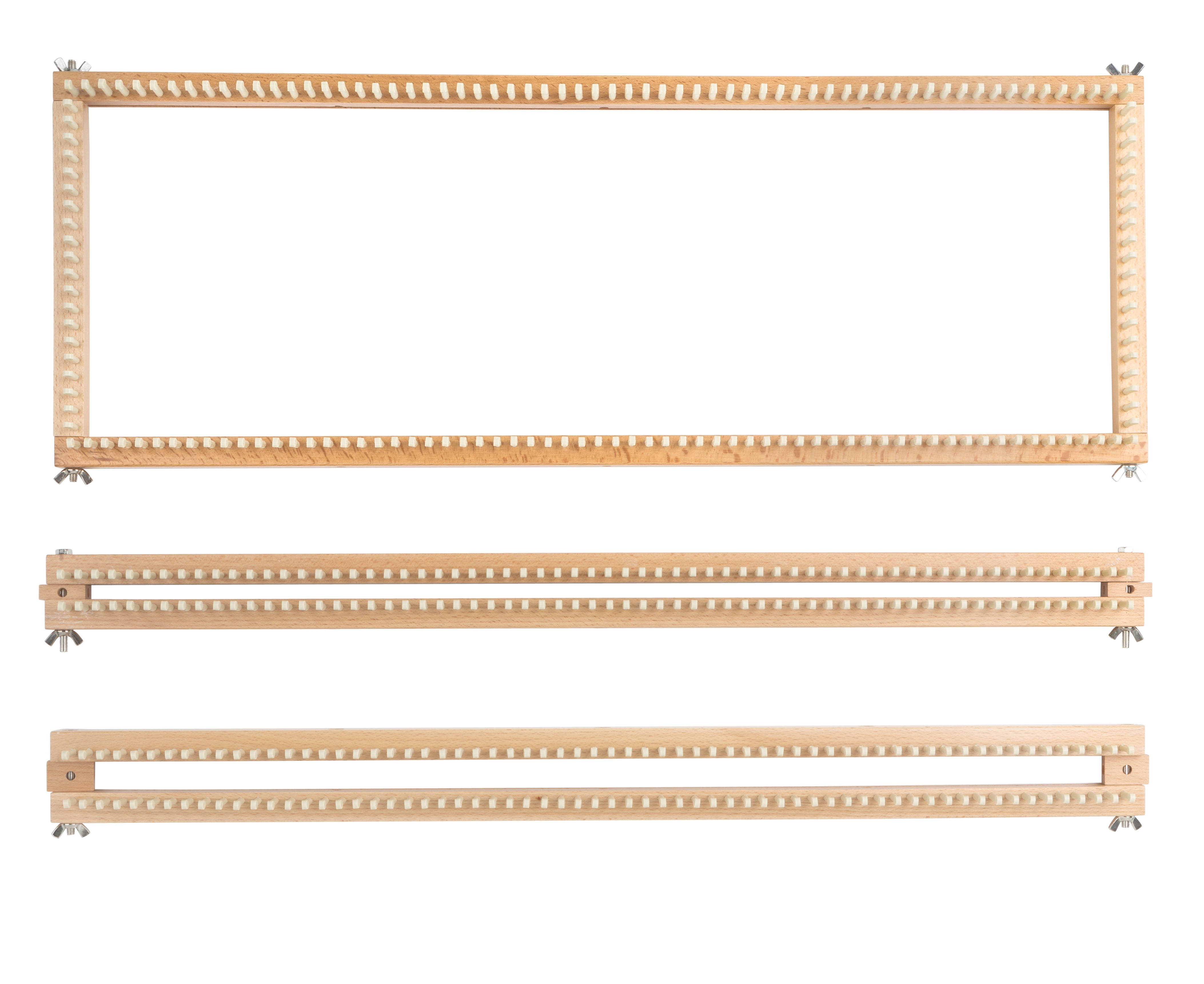 Authentic Knitting Board 28" Knitting Loom Board, 168 Pegs, Wood Adjustable Knitting Loom