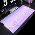 thumbnail image 3 of Alfombrilla de ratón RGB grande con paisaje lunar, alfombrilla de ratón LED para juegos, alfombrillas para jugador, alfombrillas de escritorio para PC, alfombrillas para teclado RGB XXL 35,4x15,7 pulg, 3 of 5