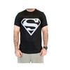 Superman Silver Logo Performance Athletic Adult T-Shirt