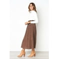 thumbnail image 2 of SIEANE Women's High-Waisted Midi Swing Skirt, 2 of 5
