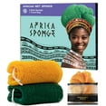 thumbnail image 1 of Esponja de red africana para exfoliación corporal Afro Scrub, 2 piezas, 1 of 6