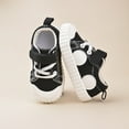 thumbnail image 2 of Wdgfv Girls Sneakers For Toddlers Soft Sole Canvas Shoes Non Breathable Lightweight Walking Shoes Comfortable Casual Baby Girls 1-35 Years Black 20, 2 of 7