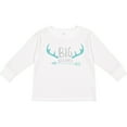 thumbnail image 3 of Inktastic Big Brother, Deer Antlers, Arrow - Blue Gray Boys Long Sleeve Toddler T-Shirt, 3 of 5