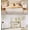 6 PCS-White, variant on 5 Pieces Bedroom Furniture Set, Includes King Size Bed Frame with Headboard,5-Drawers Dressers,6-Drawers Dressers,Nightstand Set of 2 for Bedroom,White