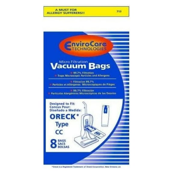 32 ORECK UPRIGHT MICROFILTER VACUUM BAGS