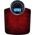 thumbnail image 5 of Highly Advance 2-in-1 Digital & Analog Weighing Scale for Body Weight-400lbs, 4 High Precison GX Sensor Accurate, Thick Tempered Glass, Extra Large Display (Red), 5 of 6