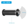 thumbnail image 4 of Uxcell 1/2" 2Pcs Door Viewer Peephole Zinc Alloy Privacy Door Viewer for Security Home Black, 4 of 7