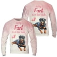 thumbnail image 3 of Every Fart is Love Note Rottweiler Guilty Face Happy Valentine's All Over Print 3D Sweatshirt Unisex Merch Rottie Dog Lover Gifts Idea - 01016, 3 of 6