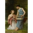 thumbnail image 2 of Elizabeth Jane Gardner Bouguereau 11x14 Gold Ornate Wood Frame and Double Matted Museum Art Print Titled - La Captive, 2 of 4