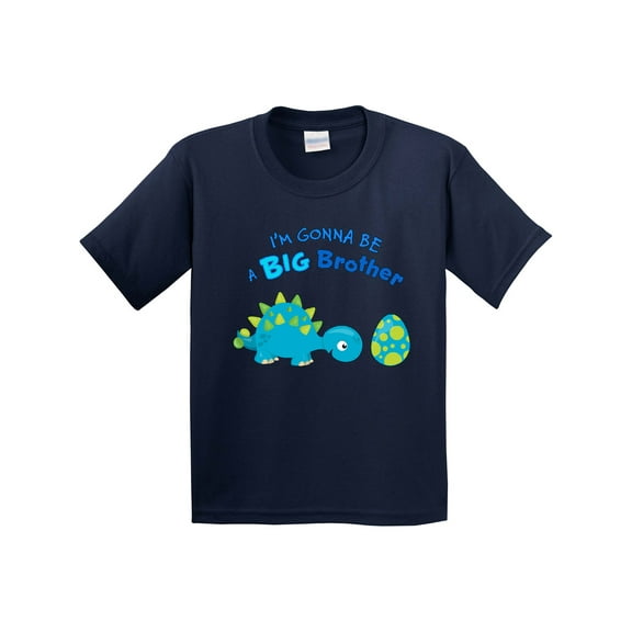 Inktastic Happy Dinosaur Future Big Brother Youth T-Shirt