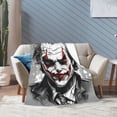 thumbnail image 5 of Joker Blanket, Super Soft Throw Blanket For Couch Sofa Bed, Cozy Lightweight Warm Flannel Blanket, 80"X60", 5 of 9